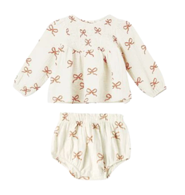 Rylee + Cru Inc. SOPHIA TOP + BLOOMER SET || RUBY BOWS