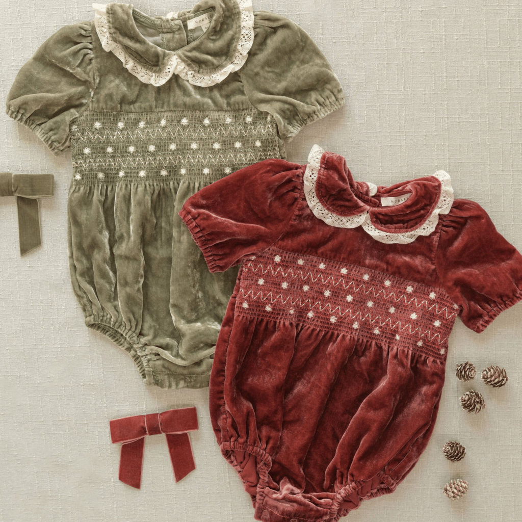 Rylee + Cru Inc. ELIZABETH ROMPER | PINE