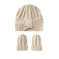 Girl's Hat & Glove Set-Oat