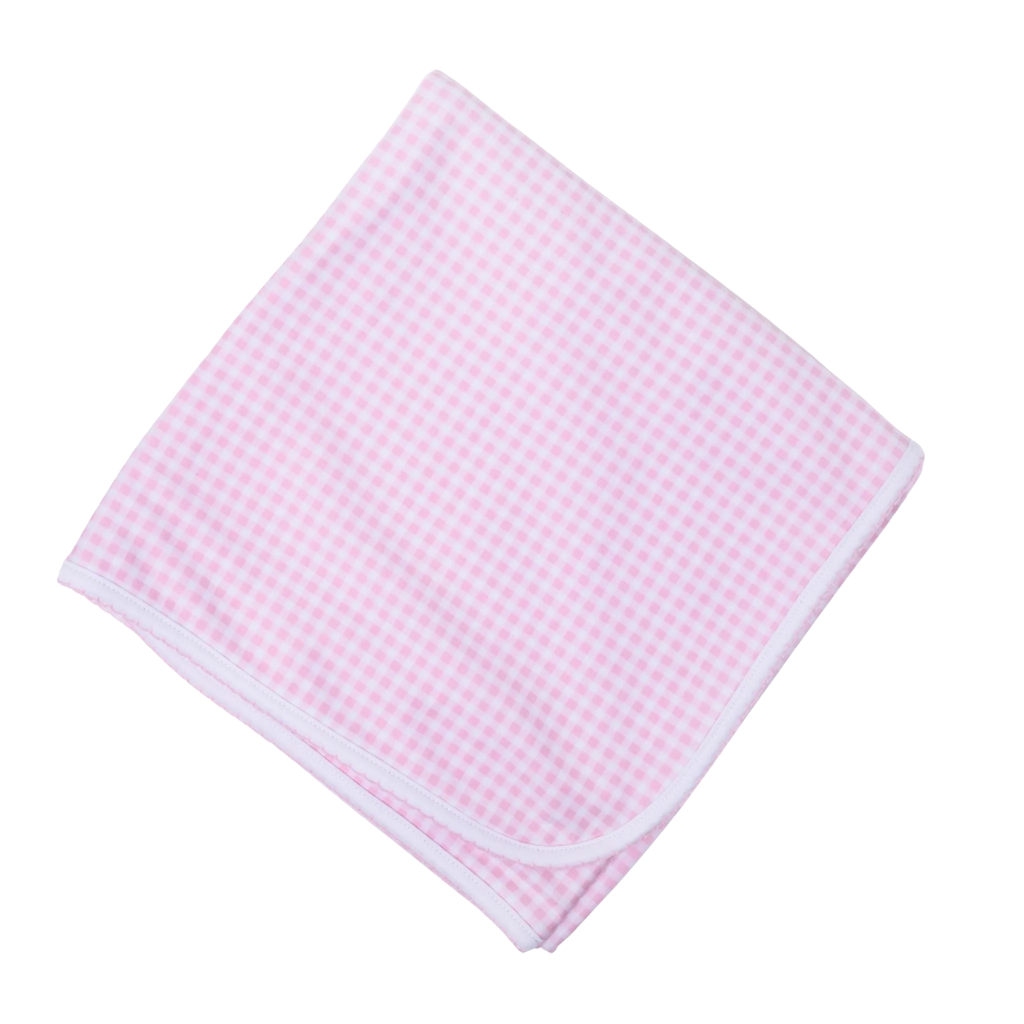 MAGNOLIA BABY MINI CHECKS RECEIVING BLANKET