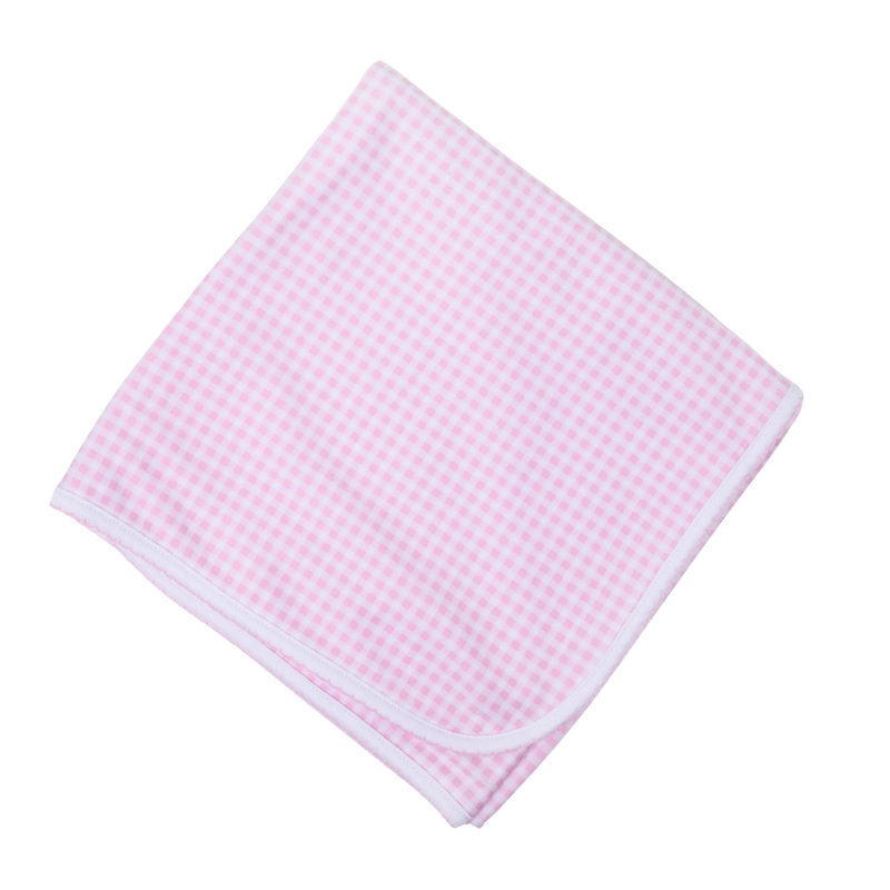 MAGNOLIA BABY MINI CHECKS RECEIVING BLANKET