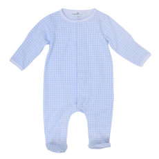 MAGNOLIA BABY MINI CHECKS ZIP FOOTIE