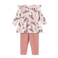 TESA BABE GIRL'S PRAIRIE PRINCESS TOP & LEGGING