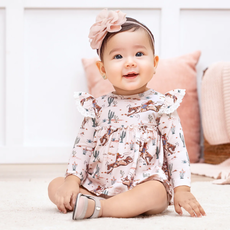 TESA BABE GIRL'S PRAIRIE PRINCESS SKIRTED BODYSUIT