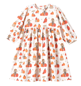 TESA BABE GIRL'S PUMPKIN PATCH DRESS
