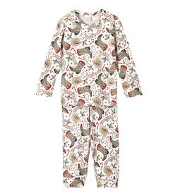 TESA BABE BOY'S HOLIDAY HOEDOWN KIDS LS PAJAMA SET