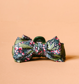 THE DARLING EFFECT JOLLY SPRIG MINI SATIN BOW CLAW CLIP