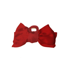 THE DARLING EFFECT RED MINI SATIN BOW CLAW CLIP