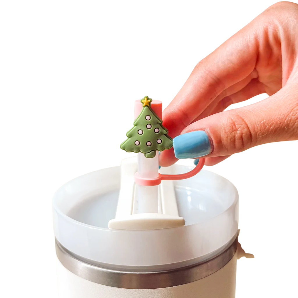 THE DARLING EFFECT STRAW TOPPER SET NAUGHTY OR NICE