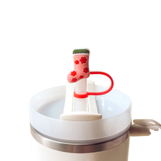 THE DARLING EFFECT STRAW TOPPER SET NAUGHTY OR NICE