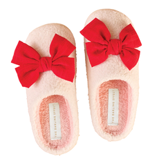 THE DARLING EFFECT FUZZY SLIPPERS-BETTY BOW RED