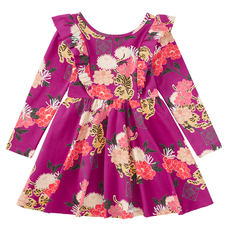 GIRL'S RUFFLE SHOULDER BALLET DRESS