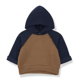 1+IN THE FAMILY HAKON BOY'S HOODED SWEATER CASTAGNA