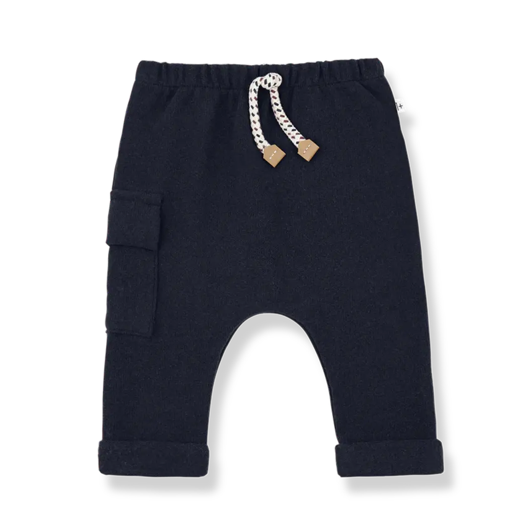 1+IN THE FAMILY MALTE BOY'S DARK BLUE PANTS