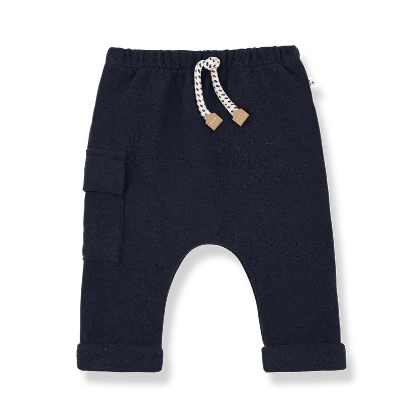 1+IN THE FAMILY MALTE BOY'S DARK BLUE PANTS