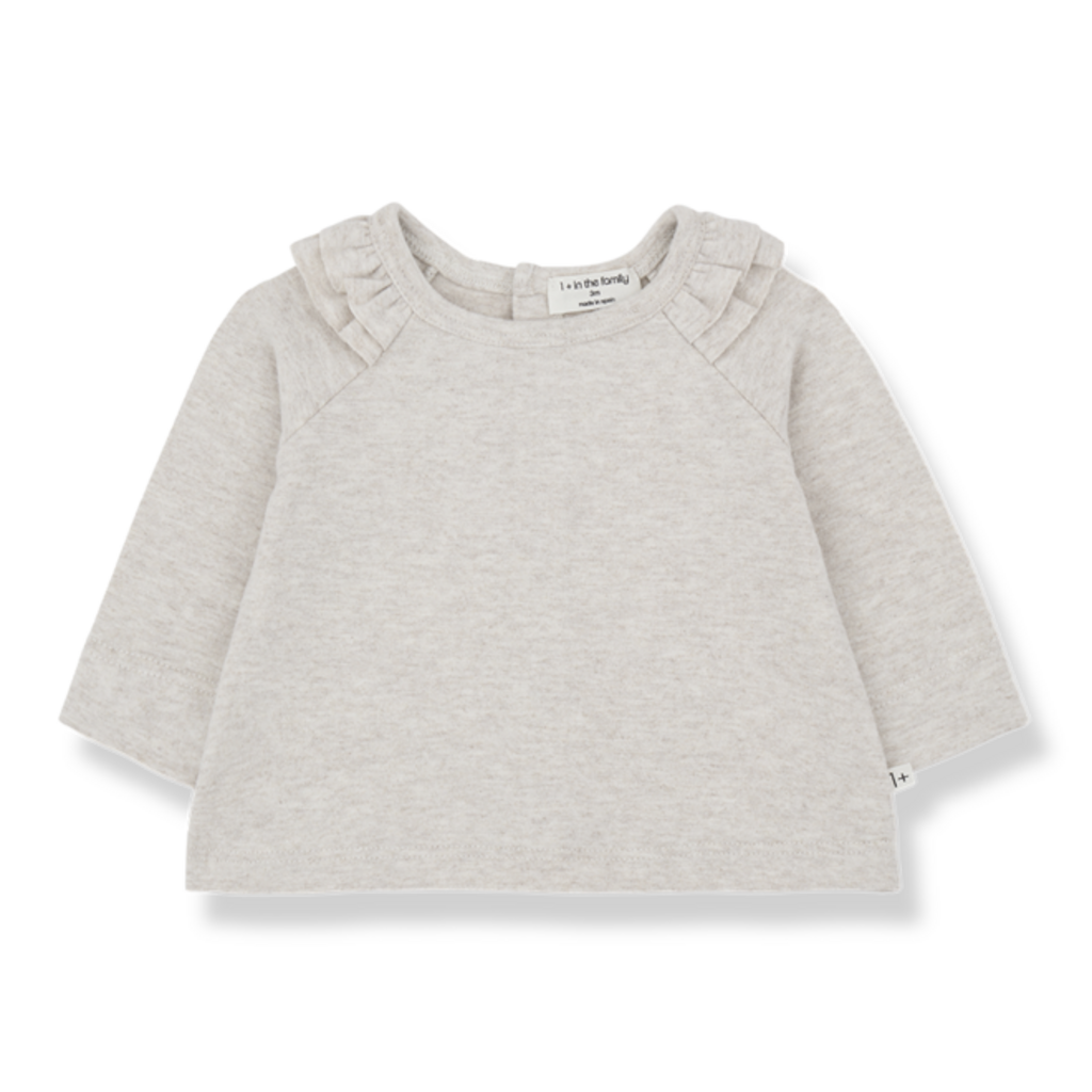 1+IN THE FAMILY BRIGITTE GIRL'S L/S SHIRT RICE