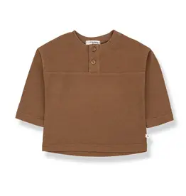 1+IN THE FAMILY JAN BOY'S HENLEY L/S SHIRT CASTAGNA