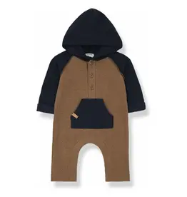 1+IN THE FAMILY LUDVIG BOY'S HOODED JUMPSUIT CASTAGNA