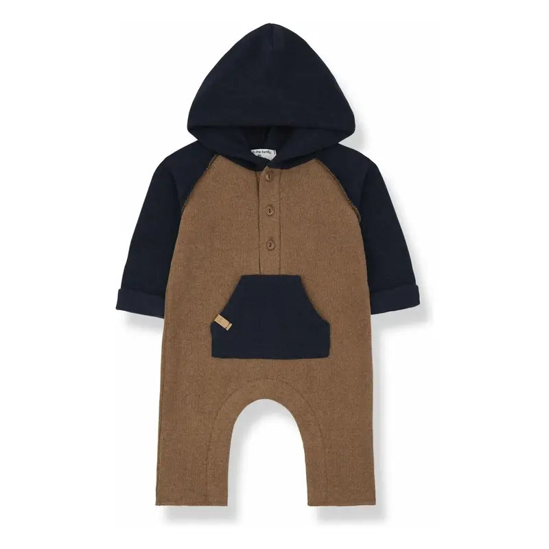 1+IN THE FAMILY LUDVIG BOY'S HOODED JUMPSUIT CASTAGNA