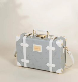 COCO VILLAGE VEGAN LEATHER PLAY SUITCASE-OCEAN