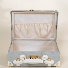 COCO VILLAGE VEGAN LEATHER PLAY SUITCASE-OCEAN