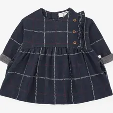 1+IN THE FAMILY PATRICIA GIRLS DARK BLUE DRESS