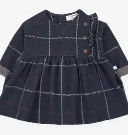 1+IN THE FAMILY PATRICIA GIRLS DARK BLUE DRESS