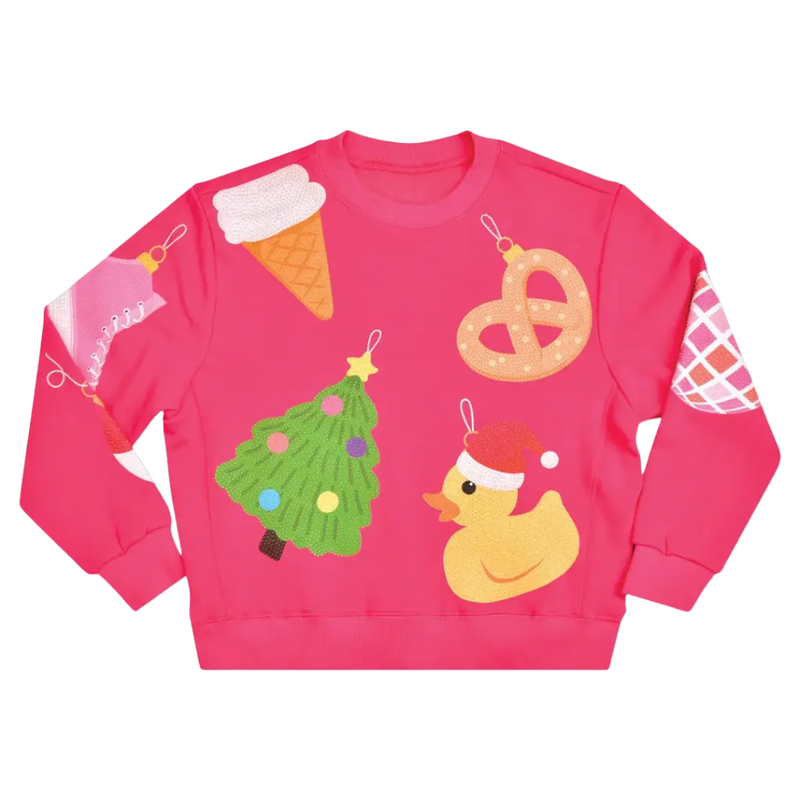 ISCREAM ORNAMENT SWEATSHIRT