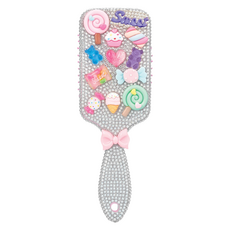 ISCREAM CHARMING RHINESTONE PADDLE BRUSH