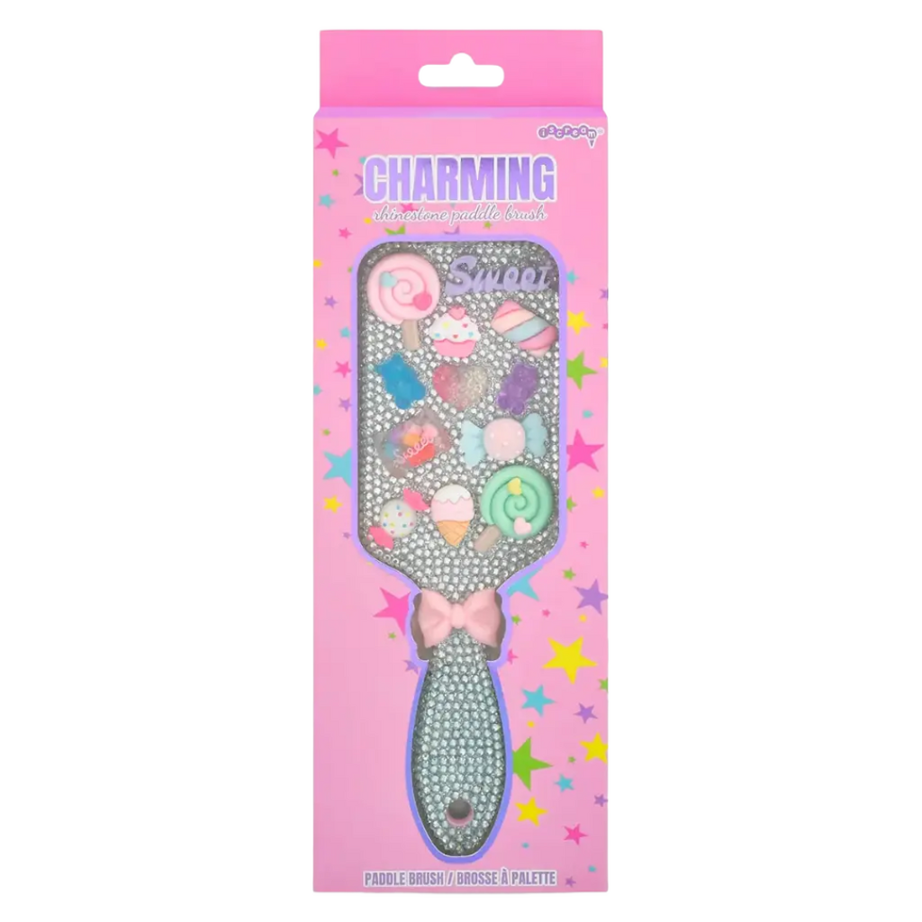 ISCREAM CHARMING RHINESTONE PADDLE BRUSH