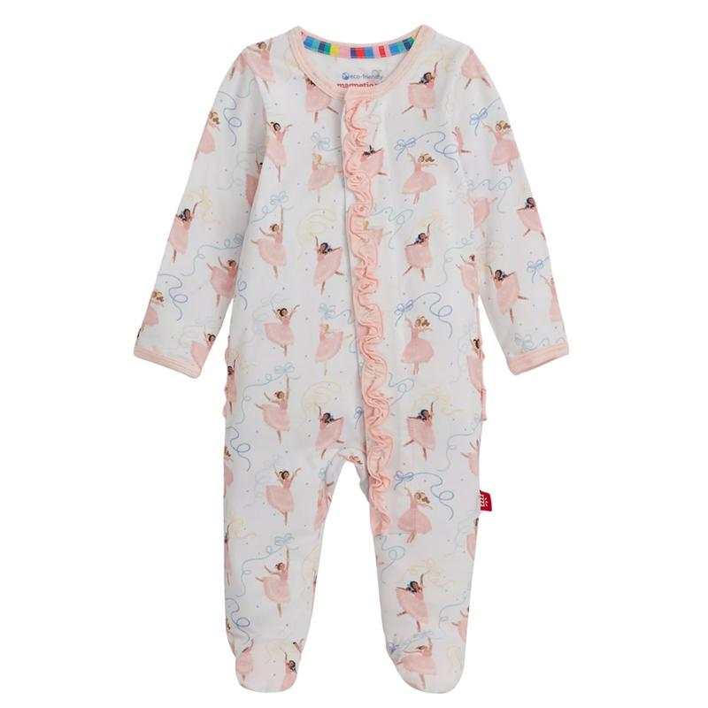 Magnetic  Me PRETTY PLIES MODAL FOOTIE W/ RUFF