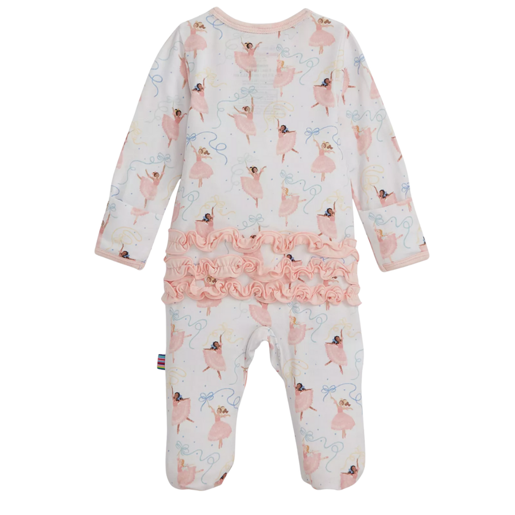 Magnetic  Me PRETTY PLIES MODAL FOOTIE W/ RUFF