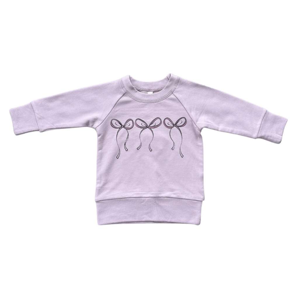 BABYSPROUTS GIRL'S RAGLAN SWEATSHIRT