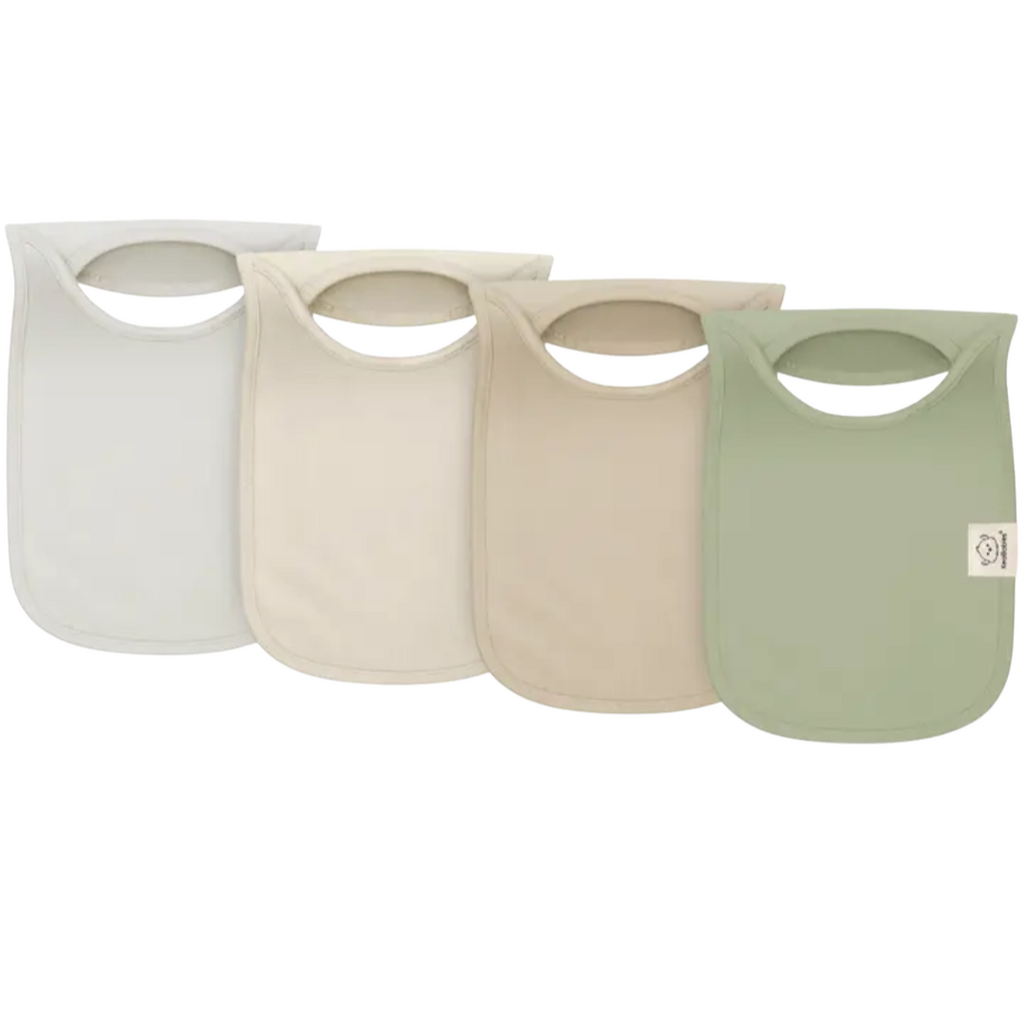 KEABABIES 4PK HALLO DROOL BIBS-EMBRACE