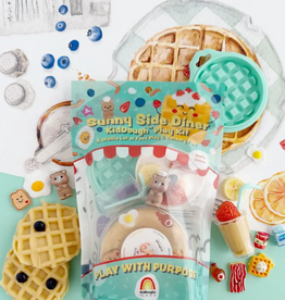EARTH GROWN KIDDOUGHS SUNNY SIDE DINER KID DOUGH PLAY KIT