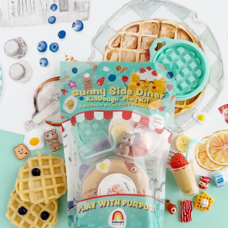 EARTH GROWN KIDDOUGHS SUNNY SIDE DINER KID DOUGH PLAY KIT