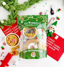 EARTH GROWN KIDDOUGHS ELF BREAKFAST KID DOUGH PLAY KIT