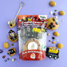 EARTH GROWN KIDDOUGHS CRYSTAL CAVERN KID DOUGH PLAY KIT