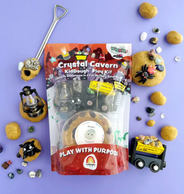 EARTH GROWN KIDDOUGHS CRYSTAL CAVERN KID DOUGH PLAY KIT