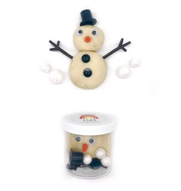 EARTH GROWN KIDDOUGHS SNOWMAN MINI DOUGH-TO-GO