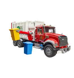 BRUDER MACK GRANITE SIDE LOADING GARBAGE TRUCK