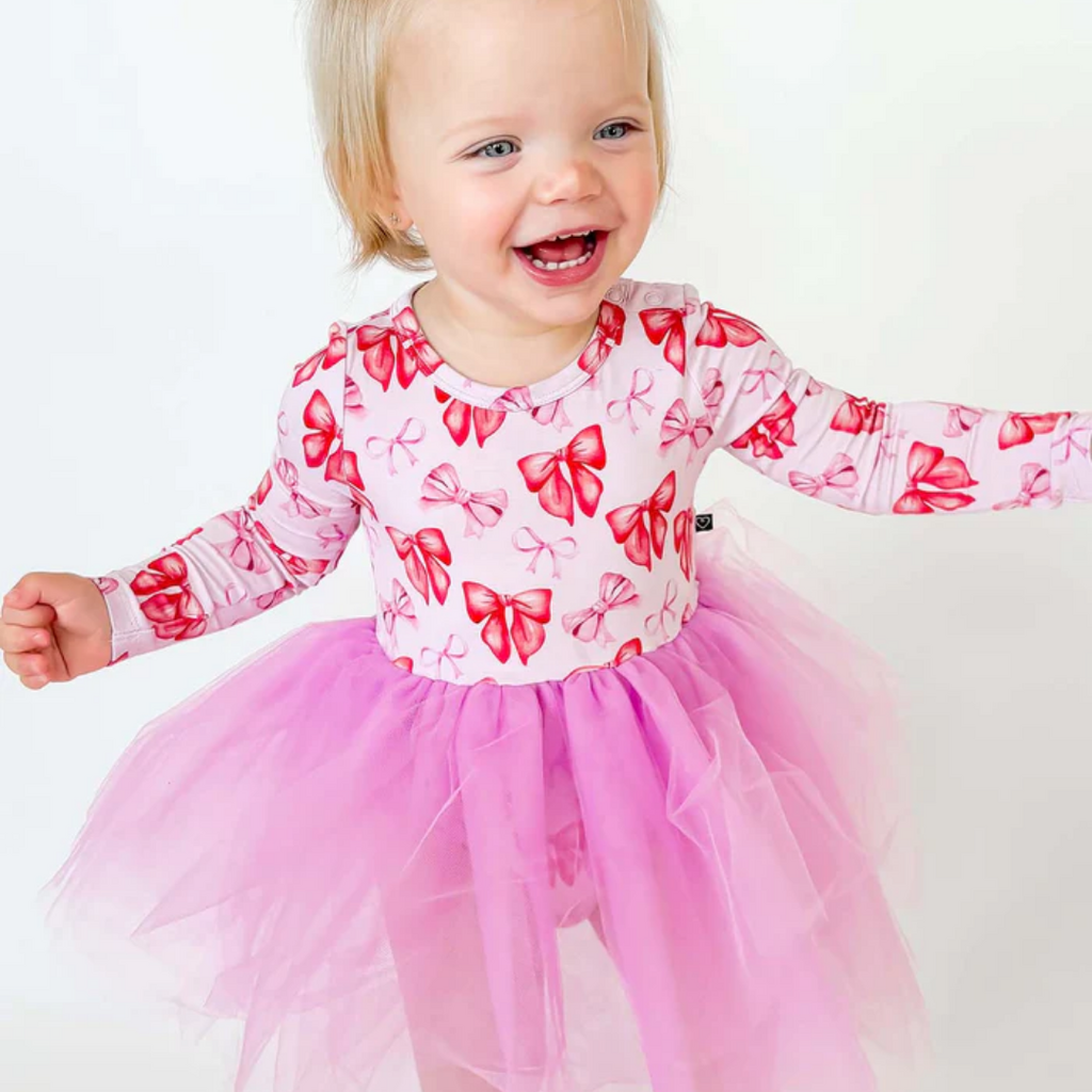 LEV BABY CATALINA TULLE SKIRTED BODYSUIT
