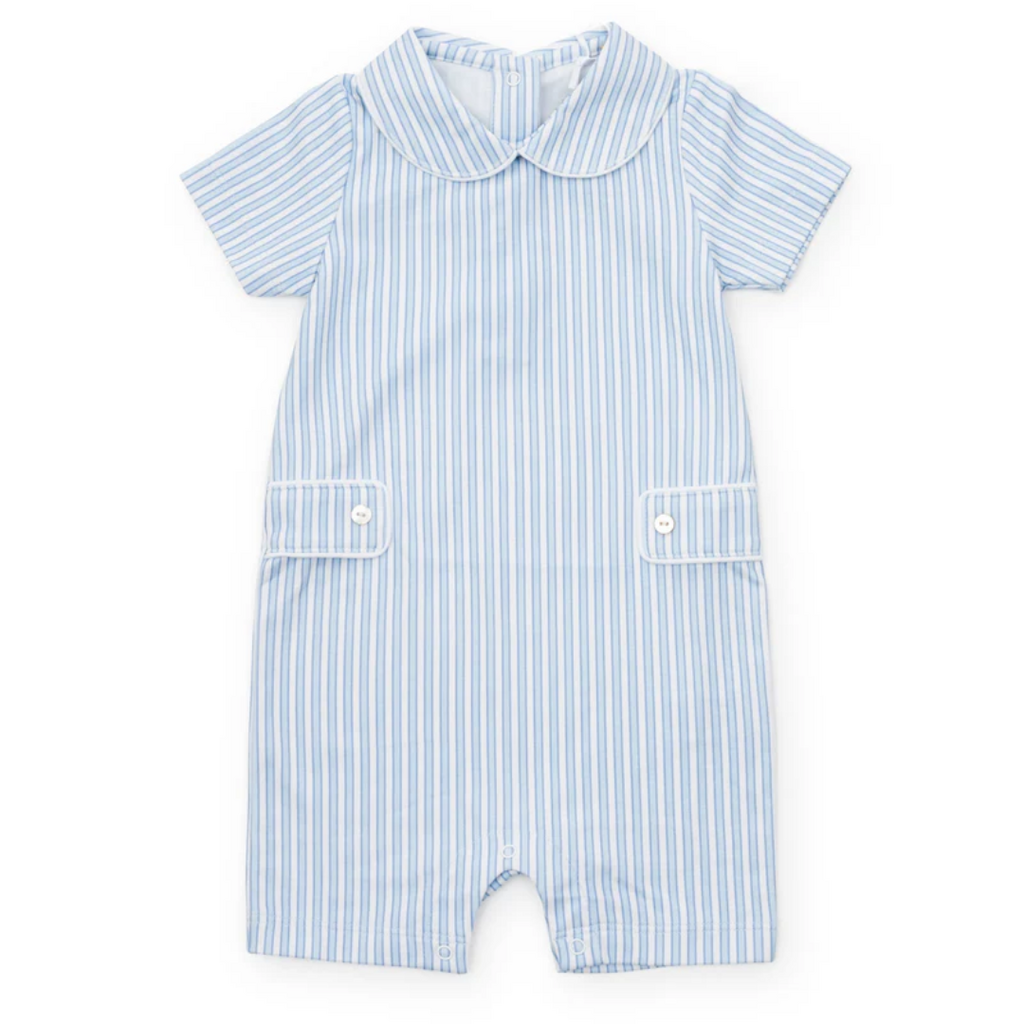 Lila + Hayes HENRY BOYS' PIMA COTTON SHORTALL