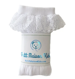 PETITE MAISON KIDS LANA RUFFLE KNEE HIGH SOCKS