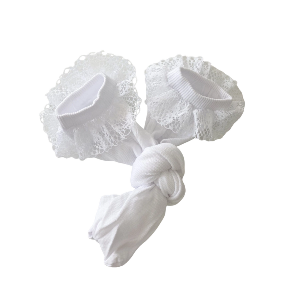 PETITE MAISON KIDS LANA RUFFLE KNEE HIGH SOCKS