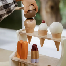 COCO VILLAGE WOODEN ICECREAM STAND & ACCESSORIES