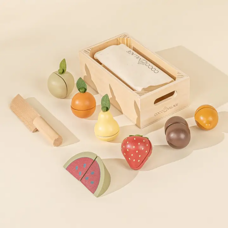 COCO VILLAGE WOODEN FRUITS PLAYSET