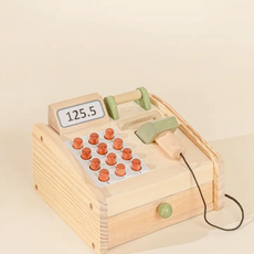 COCO VILLAGE WOODEN CASH REGISTER