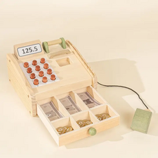 COCO VILLAGE WOODEN CASH REGISTER