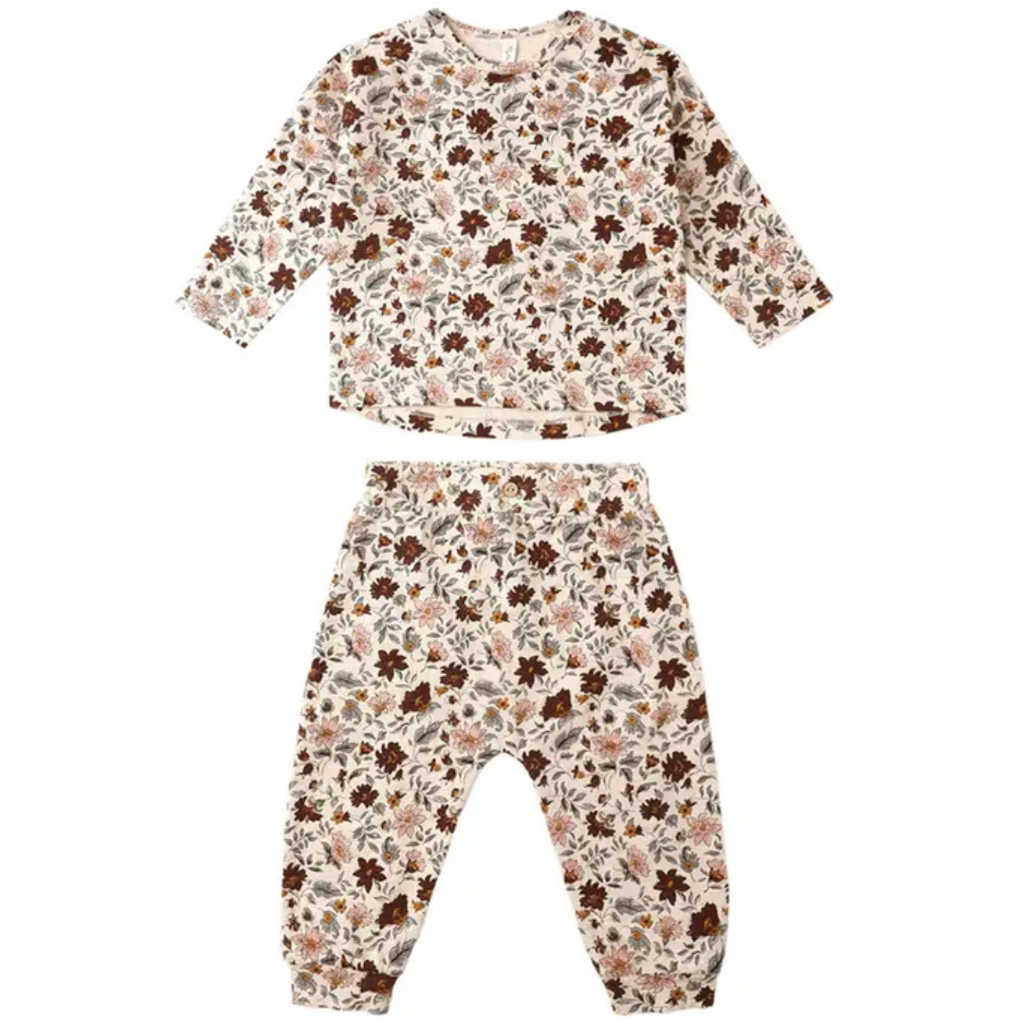 Rylee + Cru Inc. LONG SLEEVE TEE + PANT SET || POSY